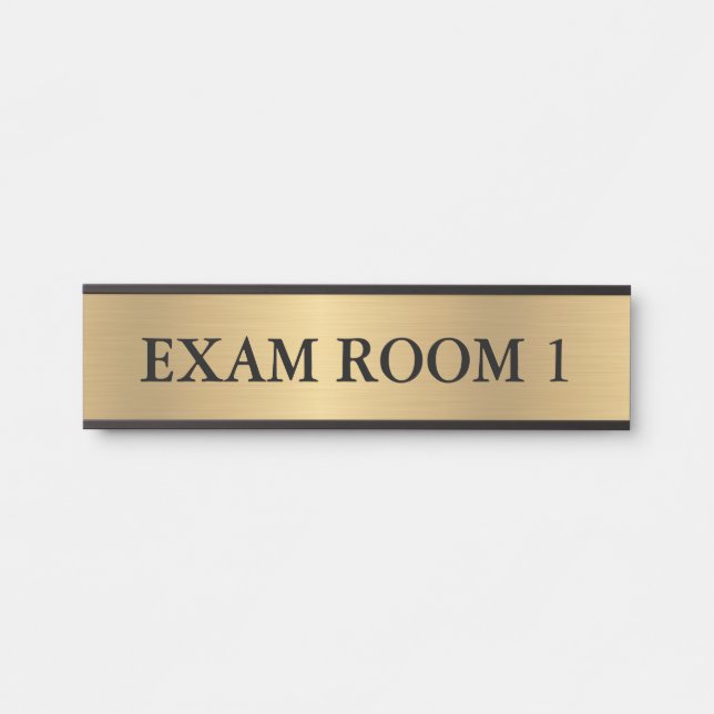 Doctor Doctor's Door Office Sign Signs Exam Room (Front)