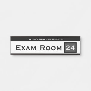 Doctor Doctor's Office Dentist Exam Room Door Sign