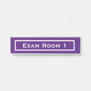 Doctor Doctor's Office Dentist Exam Room Door Sign