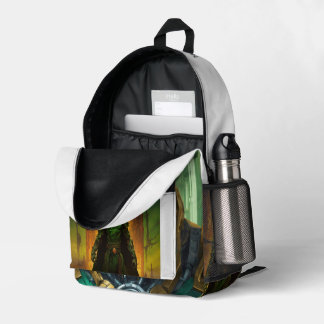 Doctor Doom Printed Backpack - Bold & Stylish Supe