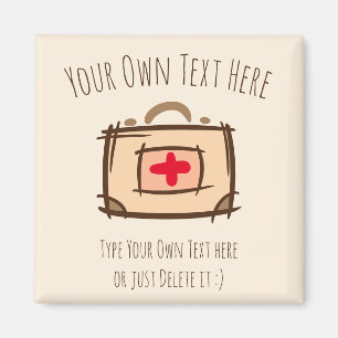 Doctor, emergency, nurse, paramedic gift Template Magnet