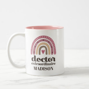 Doctor Extraordinaire Appreciation Two-Tone Coffee Mug