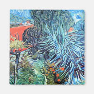 Doctor Gachet's Garden, Auvers by Vincent van Gogh Magnet