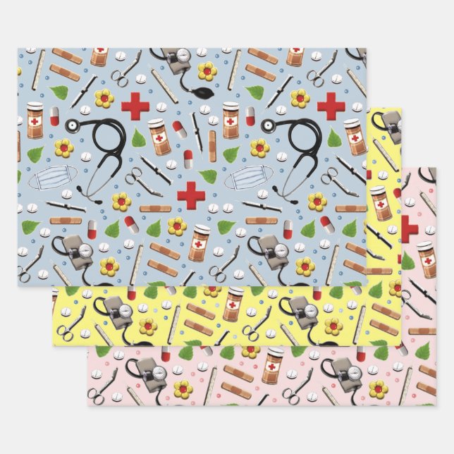 Doctor Gift Wrapping Paper Sheets (Set)