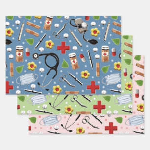 Doctor Gift Wrapping Paper Sheets
