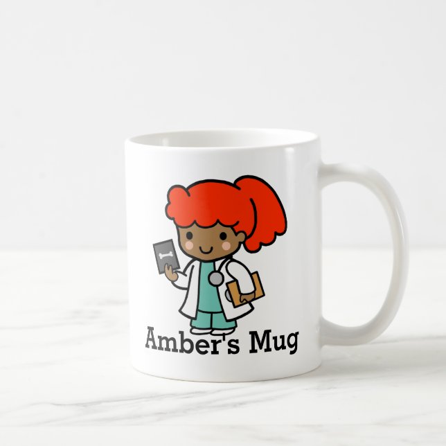 Doctor Girl with Xray Coffee Mug (Right)