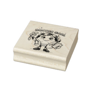 Doctor Goal Soccer Rubber Stamp