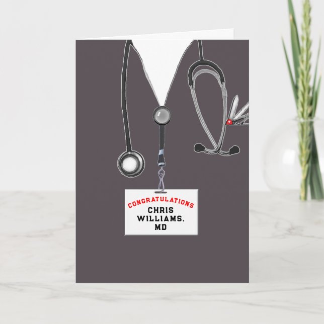 Doctor Graduation Card (Front)