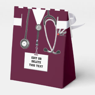 Doctor Graduation Party Favour Box