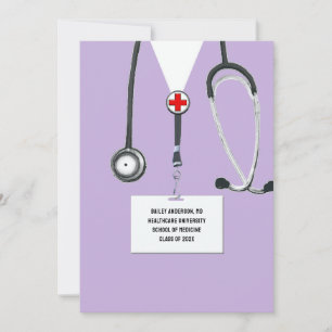 Doctor Graduation Party Invitation