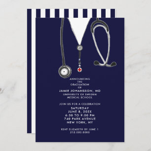 Doctor Graduation Party Invitations