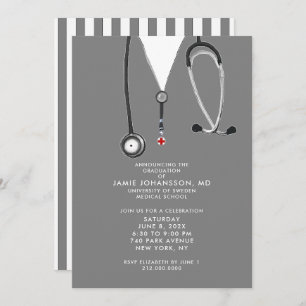 Doctor Graduation Party Invitations
