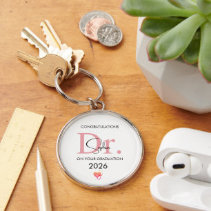 Doctor Graduation Personalised Name Class 2026 Key Ring