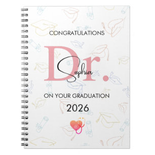 Doctor Graduation Personalized Name Class 2026 Notebook