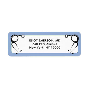 Doctor Graduation Return Address Label