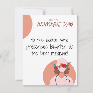Doctor - Happy Women's Day Card, Holiday Card
