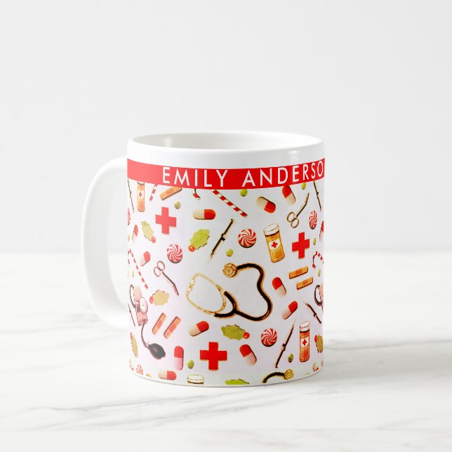 Doctor Holidays Coffee Mug (Front Left)