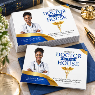 Doctor in House Medical Graduation Announcement