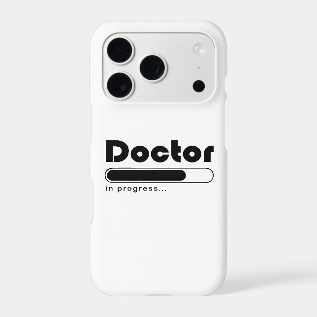 Doctor In Progress Funny Med School Loading Bar (Back)