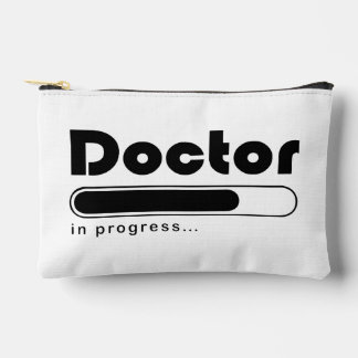 Doctor In Progress Funny Med School Loading Bar Accessory Pouch