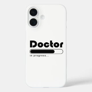 Doctor In Progress Funny Med School Loading Bar iPhone 16 Case