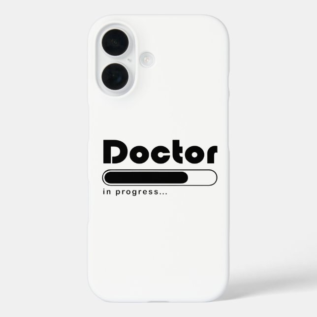 Doctor In Progress Funny Med School Loading Bar Case-Mate iPhone Case (Back)