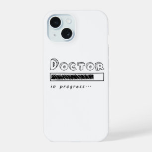 Doctor In Progress Funny Med Student Loading Bar iPhone 15 Case