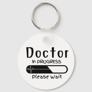 Doctor in Progress Please Wait Key Ring
