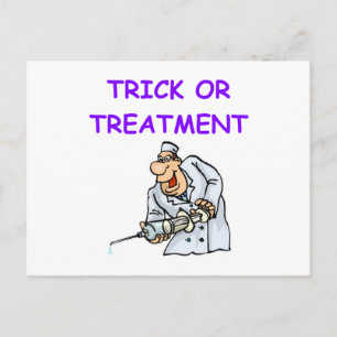 doctor joke postcard