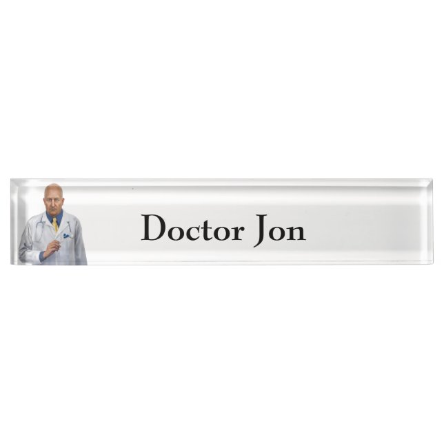 Doctor Jon Nameplate (Front)