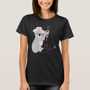 Doctor Koala Eucalyptus Bear Australia Nurse T-Shirt