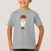 Doctor, Lab Coat, Medicine, Cute Boy, Brown Hair