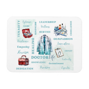 Doctor Life Flexible Photo Magnet