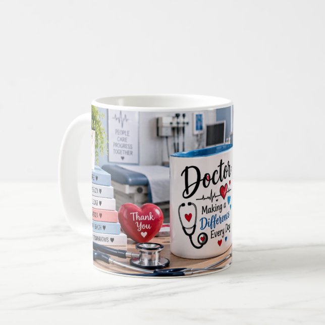 Doctor Making a Difference Mug (Front Left)