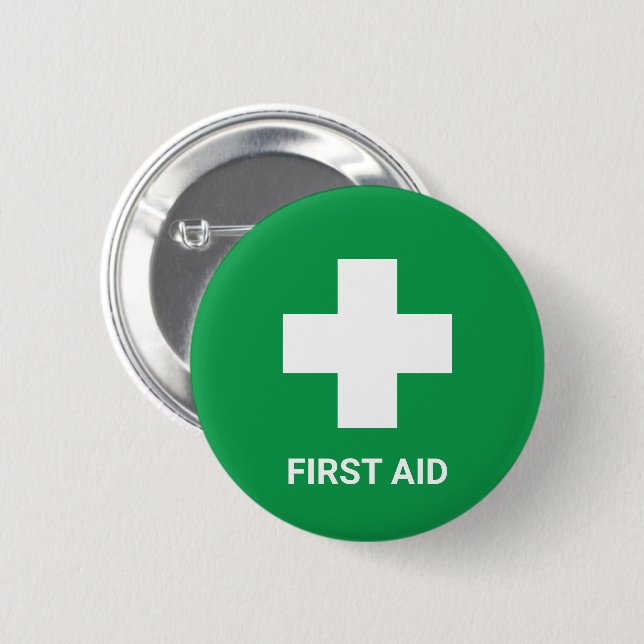 Doctor MEDIC & First Aid, Cross, Ambulance,  6 Cm Round Badge (Front & Back)