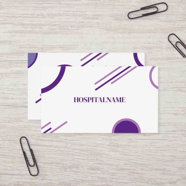 Doctor Medical Healthcare Business Card (Front/Back In Situ)