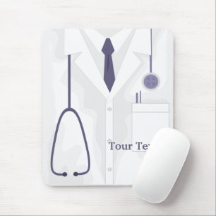Doctor Medical Lab Coat Custom  Mouse Pad