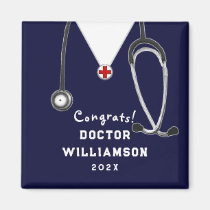 Doctor Medical School Congrats Gift Magnet