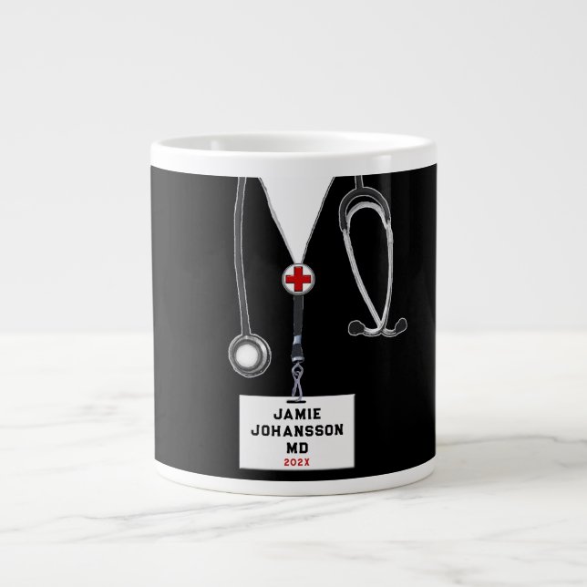 Doctor Medical School Grad 2024 Large Coffee Mug (Front)