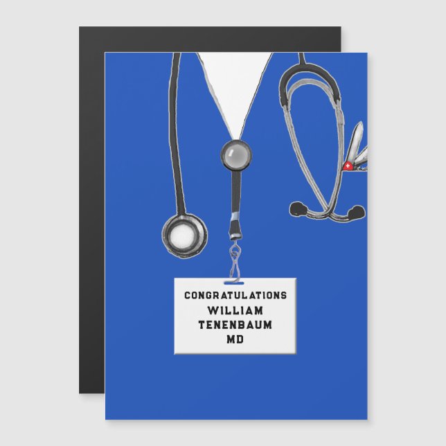 Doctor Medical School Graduation (Front/Back)