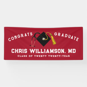 Doctor Medical School Graduation Banner