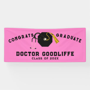 Doctor Medical School Graduation Banner