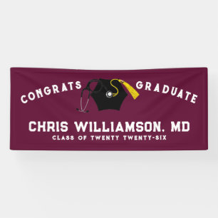 Doctor Medical School Graduation Banner