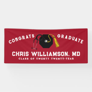 Doctor Medical School Graduation Banner