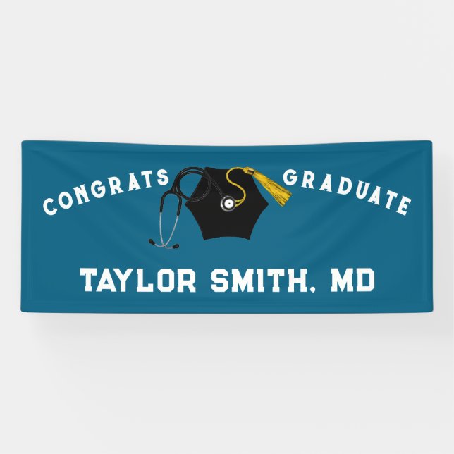 Doctor Medical School Graduation Banner (Horizontal)