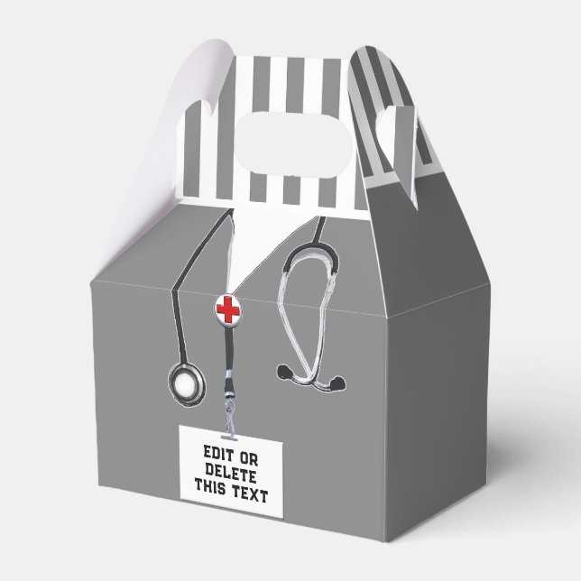 Doctor Medical School Graduation Favour Box (Front Side)