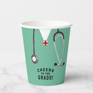 Doctor Medical School Graduation Paper Cups