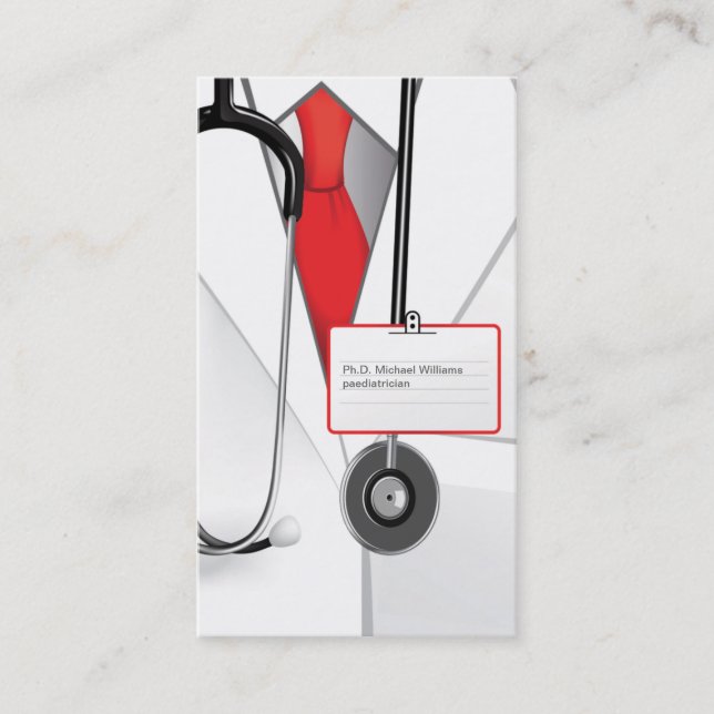 Doctor Medicines Business Card (Front)