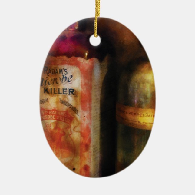 Doctor - Microbe Killer Ceramic Ornament (Front)