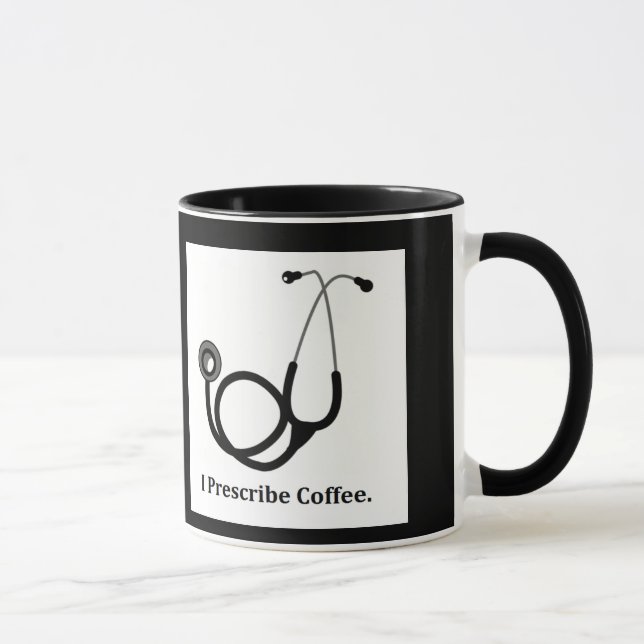 doctor mug gift I prescribe coffee (Right)